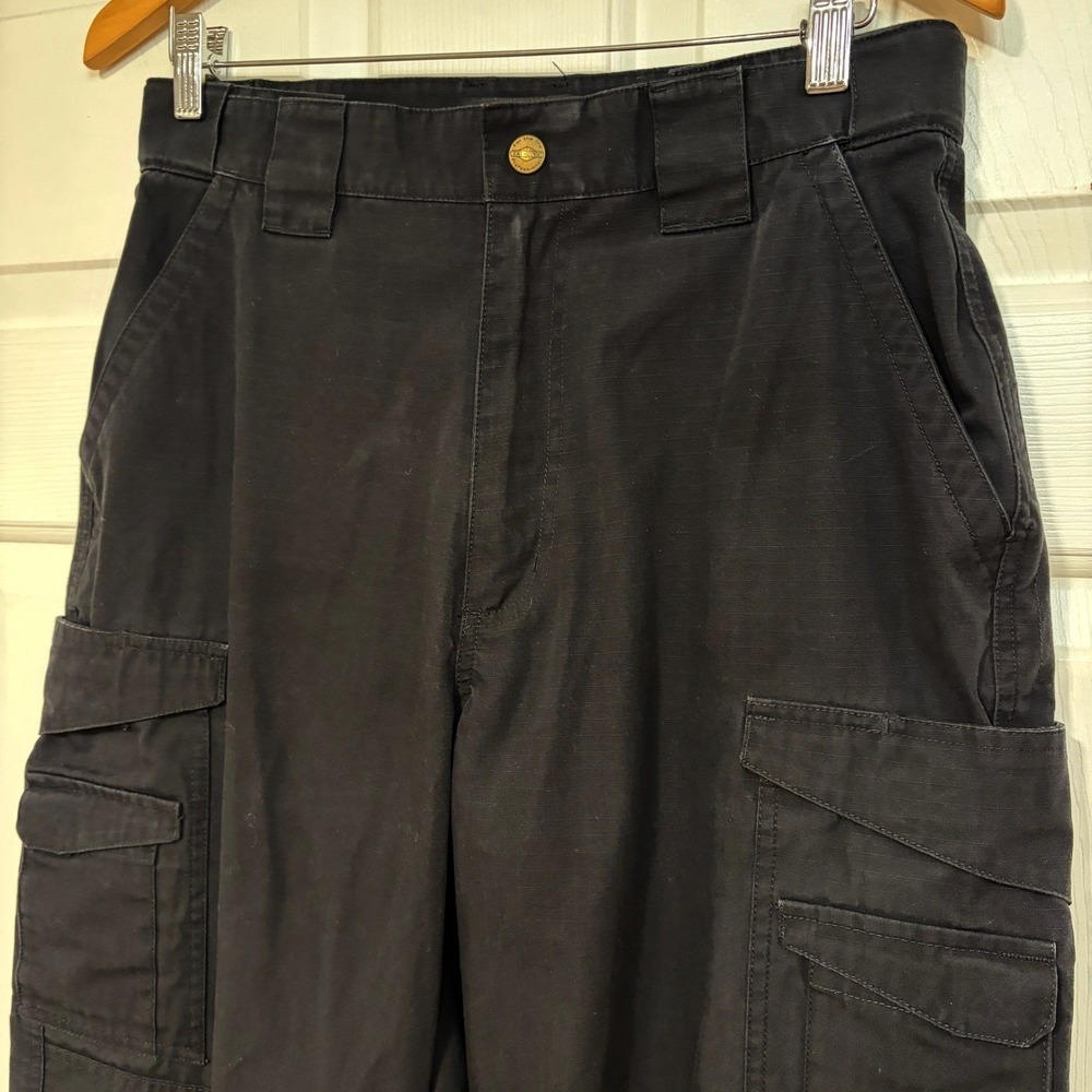 TRU-SPEC 24-7 Lightweight Mens 32x30 Black Cargo Pants Utility Tactical EMS Work